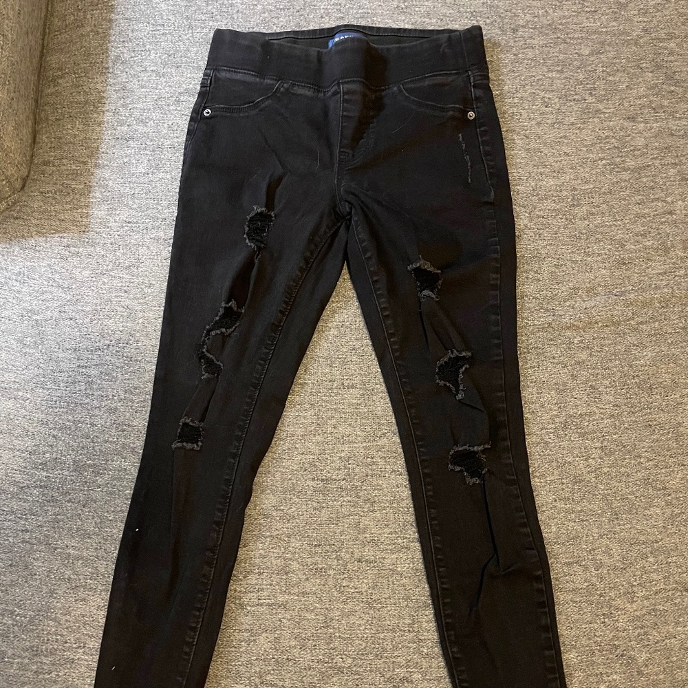 Old Navy Black Rockstar Jeggings